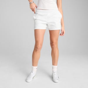 WARDROBE Essentials 4" Shorts Pointelle Women, PUMA White, extralarge-GBR
